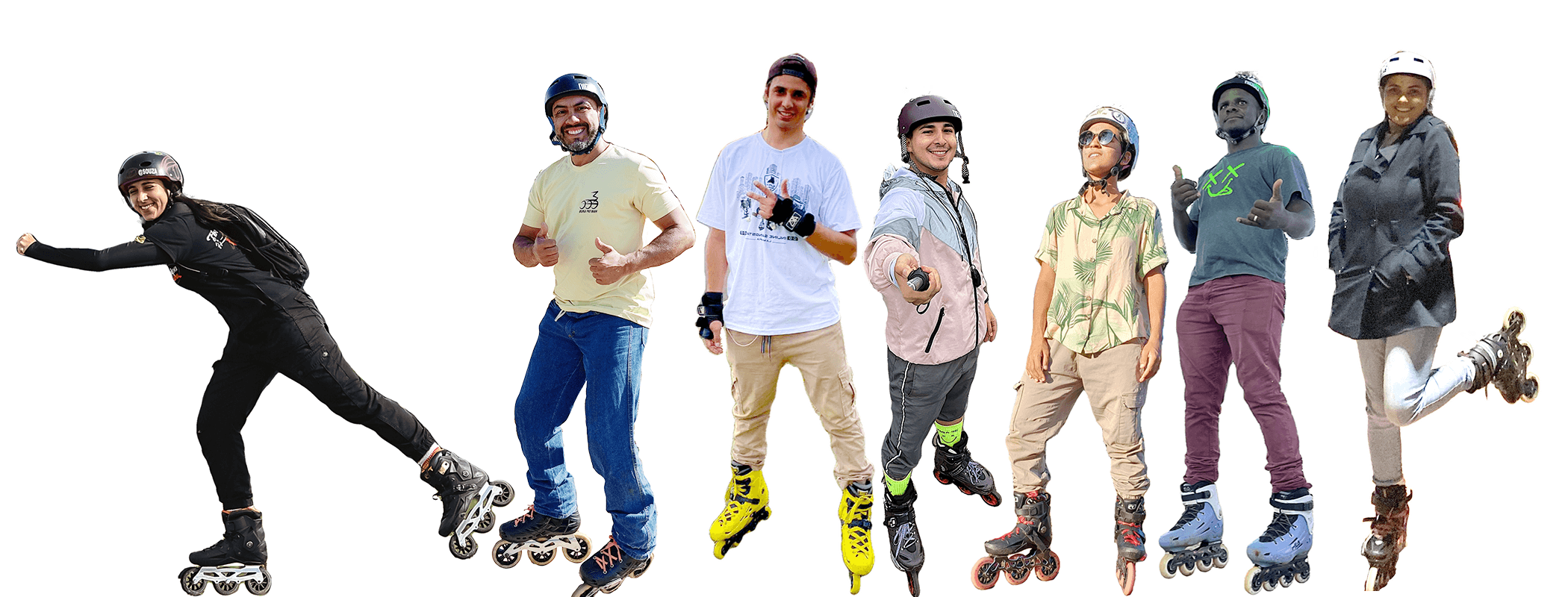 Pessoa patinando